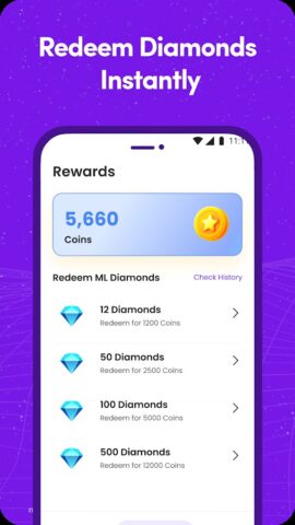 Earn Diamonds for Bang Mobile для Android — скриншот 3