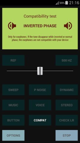 Earphones Test+ для Android — скриншот 4