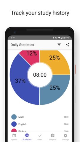 Easy Study — Cronogramas ENEM для Android — скриншот 4