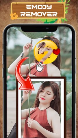 Emoji Remover From Face для Android — скриншот 3