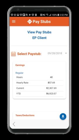 Employee Portal Payroll Relief для Android — скриншот 2