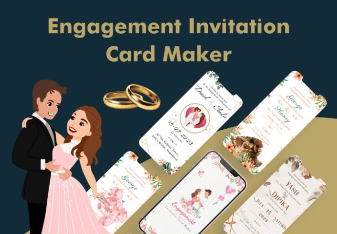 Engagement Card Maker & Design для Android — скриншот 1