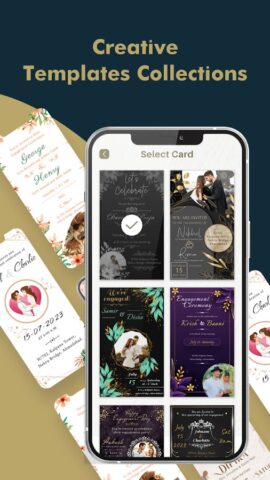 Engagement Card Maker & Design для Android — скриншот 3