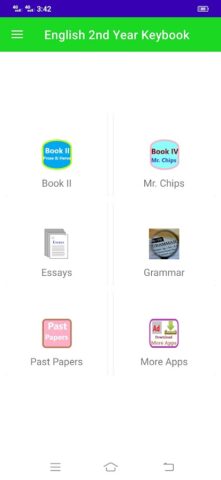 English 2nd Year Keybook для Android — скриншот 1