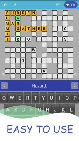 English Crossword Puzzle для Android — скриншот 2