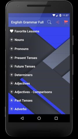 English Grammar для Android — скриншот 1
