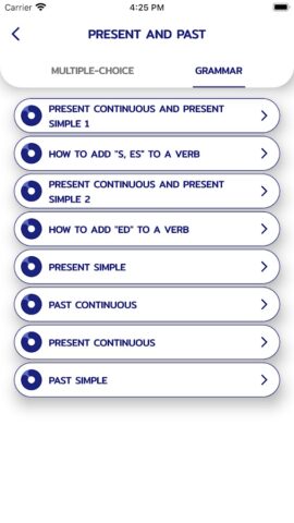 ГРАММАТИКА АНГЛИЙСКОГО ЯЗЫКА для Android — скриншот 2