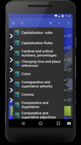 English Grammar для Android — скриншот 3