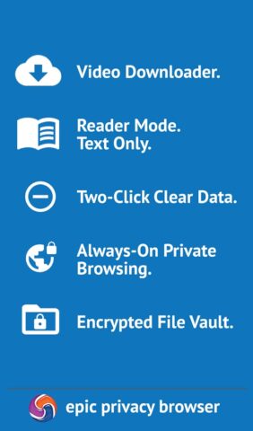 Epic Privacy Browser — VPN для Android — скриншот 3