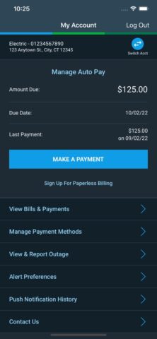 Eversource Energy для iOS — скриншот 1