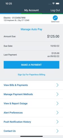 Eversource Energy для iOS — скриншот 2