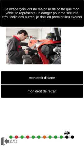 Examen CACES : Test CACES/AIPR для Android — скриншот 2