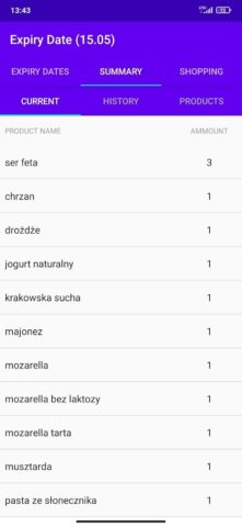 Expiry Date для Android — скриншот 4