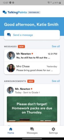 FAMILIES | TalkingPoints для Android — скриншот 1