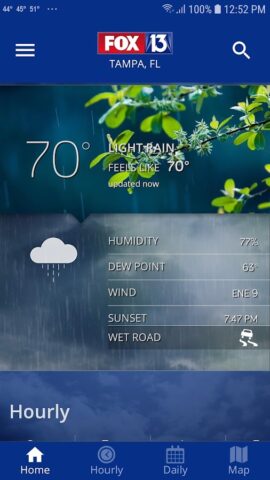 FOX 13 Tampa: SkyTower Weather для Android — скриншот 1