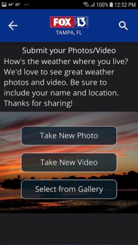 FOX 13 Tampa: SkyTower Weather для Android — скриншот 5