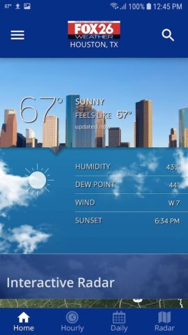 FOX 26 Houston: Weather для Android — скриншот 1