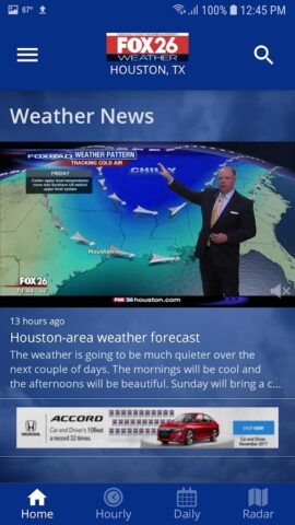 FOX 26 Houston: Weather для Android — скриншот 2