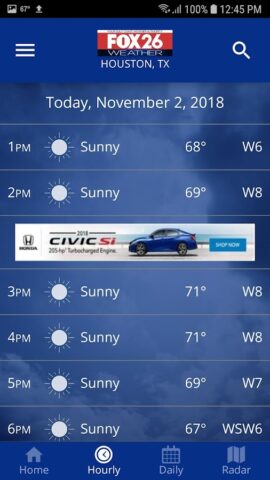 FOX 26 Houston: Weather для Android — скриншот 3