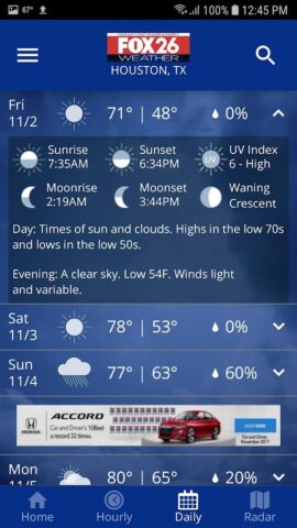 FOX 26 Houston: Weather для Android — скриншот 5