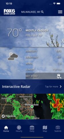 FOX6 Milwaukee: Weather для iOS — скриншот 1