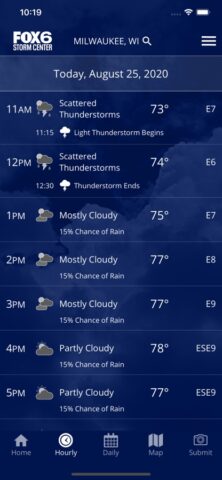 FOX6 Milwaukee: Weather для iOS — скриншот 2