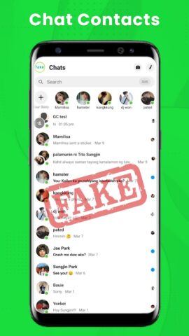 поддельный чат — ложный вызов для Android — скриншот 5