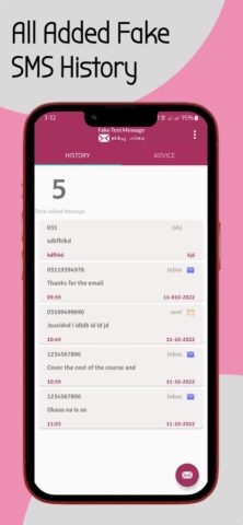 Fake SMS — Fake Text Message для Android — скриншот 4