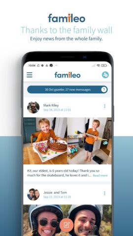 Famileo: Your family newspaper для Android — скриншот 3