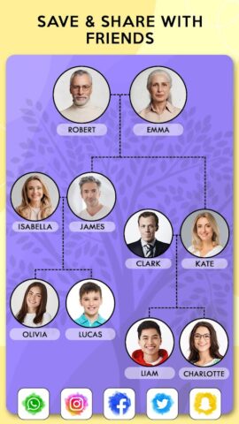 Создатель семейного древа для Android — скриншот 5