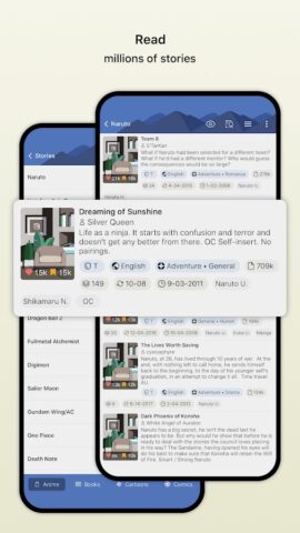 FanFiction.Net для Android — скриншот 2