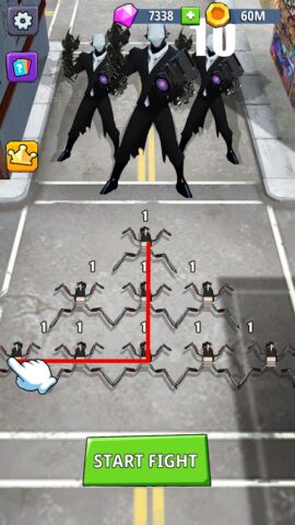 Merge Battle: Монстр-стратегия для Android — скриншот 1