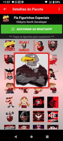 Figurinhas do Flamengo для Android — скриншот 4