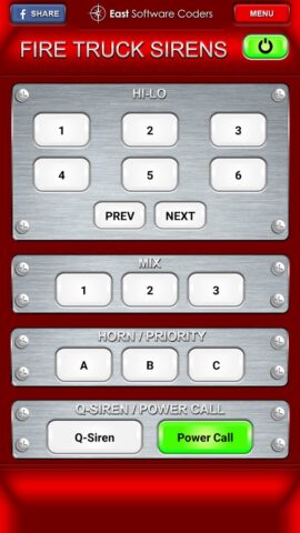 Fire Truck Sirens для Android — скриншот 3