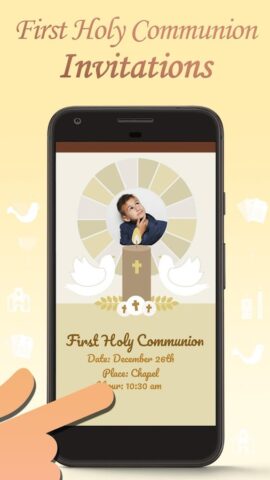 First Communion Invitations для Android — скриншот 1
