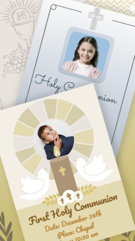 First Communion Invitations для Android — скриншот 4