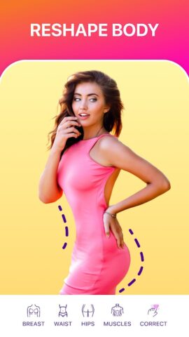 FitPix — Фото Редактор Фигуры для Android — скриншот 1