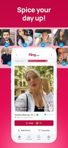 Fling Dating App: Meet & Play для Android — скриншот 3