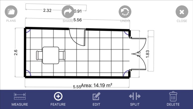 Floor Plan App для iOS — скриншот 1
