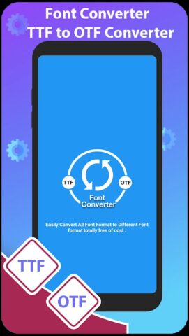 конвертер шрифтов для Android — скриншот 1