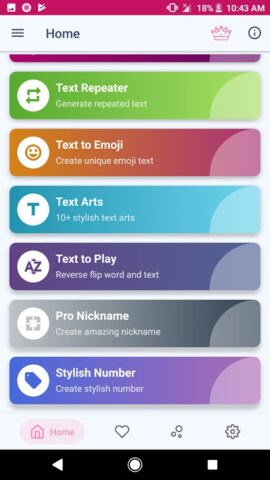 Stylish Fonts — Chat Style Txt для Android — скриншот 2