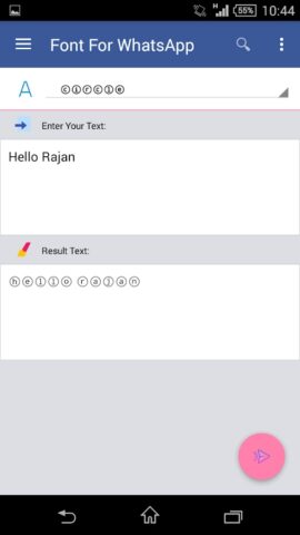 Stylish Fonts — Chat Style Txt для Android — скриншот 3