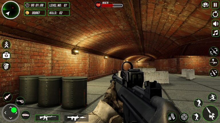Стрельба из пистолета Fps 3d для Android — скриншот 2
