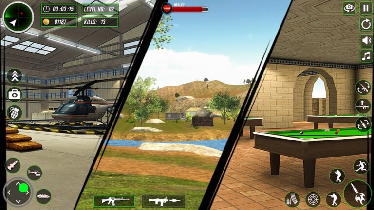 Стрельба из пистолета Fps 3d для Android — скриншот 3