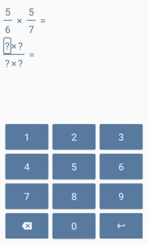 Калькулятор дробей и Тренажер для Android — скриншот 5