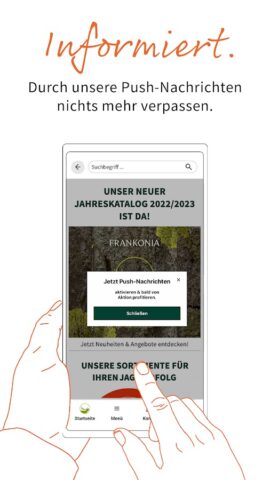 Frankonia — Online-Shop для Android — скриншот 1