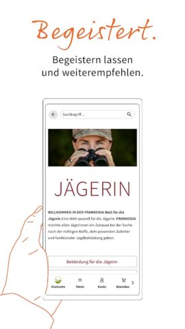 Frankonia — Online-Shop для Android — скриншот 2