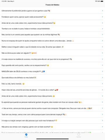 Frases de Maloka для iOS — скриншот 1