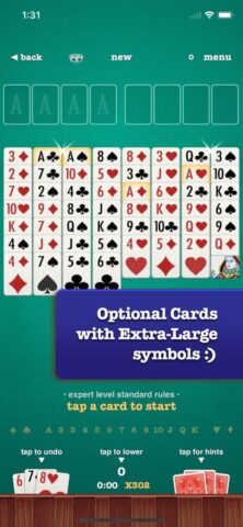 Пасьянс ▻ Солитер для iOS — скриншот 3