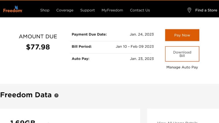 Freedom Mobile My Account для Android — скриншот 3